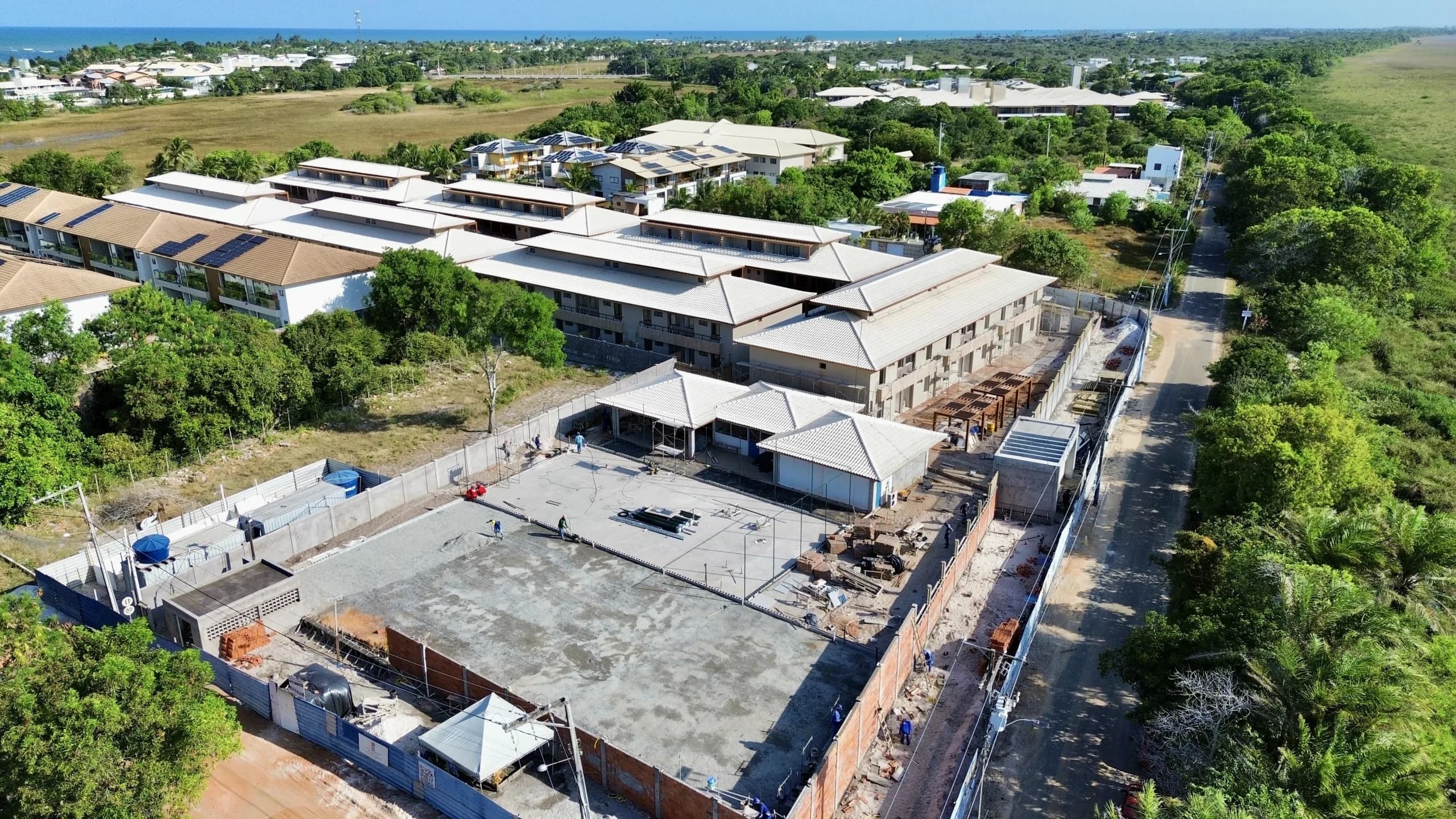 Avanço da obra, Registro aéreo 1 de 14